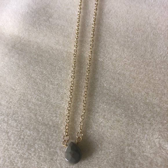 Teardrop Stone Necklace - Picture 4 of 9